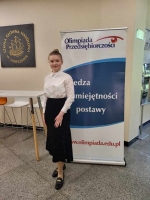 finalistka Olimpiady Przedsiębiorczości Ania Kot z kl. 5B5