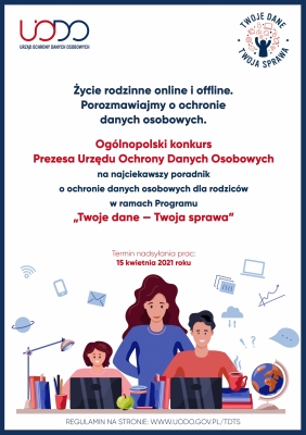 plakat Ogólnopolskiego konkursu Prezesa UODO