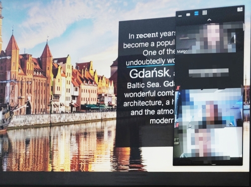Spotkanie online- uczniowie ZSE prezentują najpiękniejsze miasta w Polsce (tu Gdańsk)